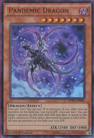 Pandemic Dragon - MVP1-EN006 - Ultra Rare - Unlimited Edition Near Mint Yugioh!  - Picture 1 of 1